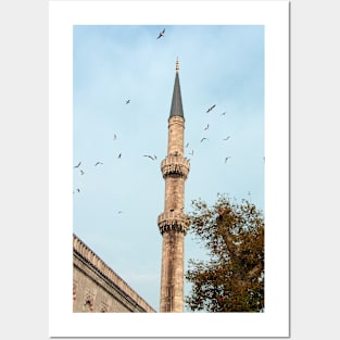 Minaret, Istanbul Posters and Art